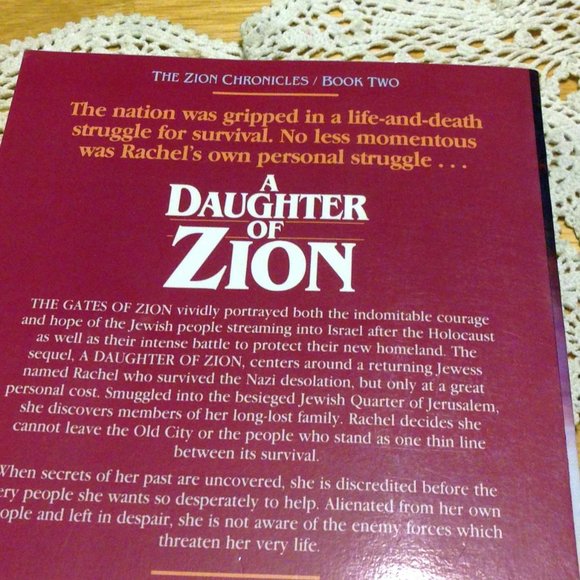 3 for $10 book sale! Vintage Historical Fiction - A Daughter of Zion - Picture 8 of 8
